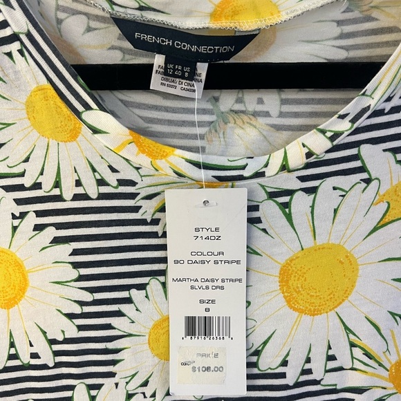 French Connection Daisy Stripe sundress - Picture 3 of 3